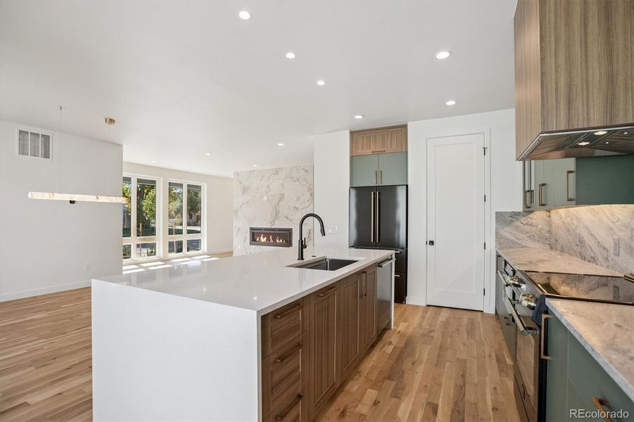 Furnished interior view inside a new home in , Denver (Image 12).