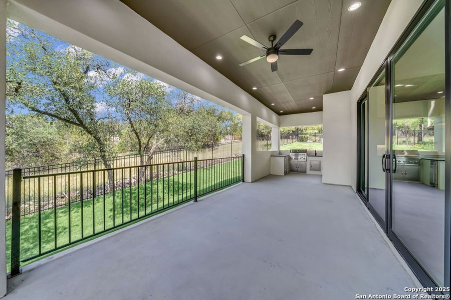 Exterior details and patio area of a home in , San Antonio (Image 3). Exterior details and patio area of a home in , San Antonio (Image 3).