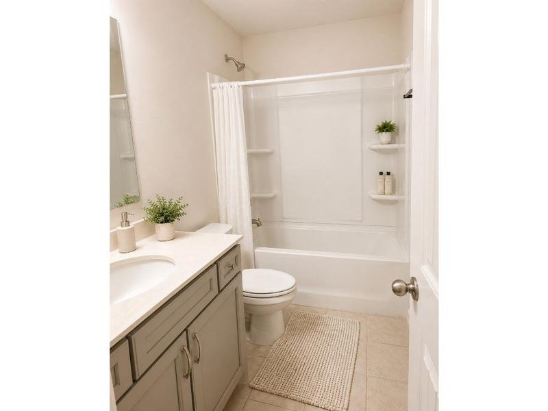 Furnished interior view inside a new home in , Cumming (Image 14).