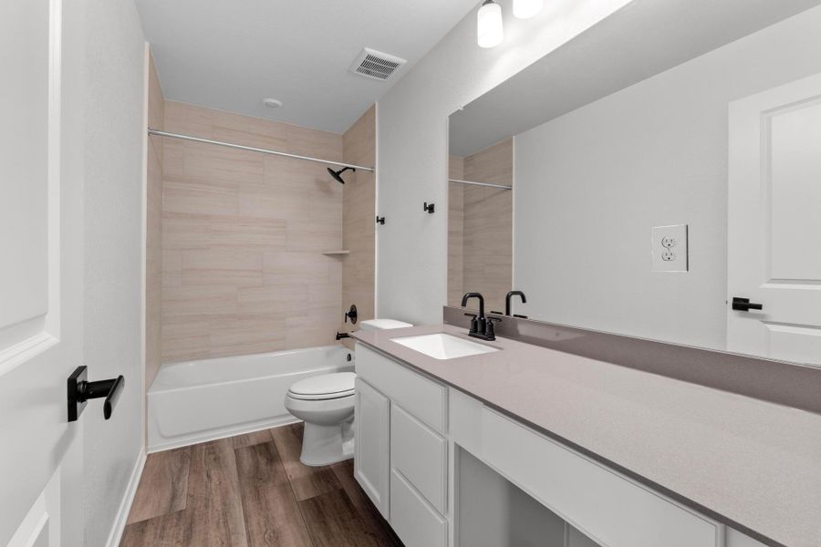 Furnished interior view inside a new home in Salerno - Heritage Collection, Round Rock (Image 8).