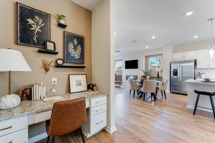 Furnished interior view inside a new home in Hampton Trace, Marietta (Image 7).