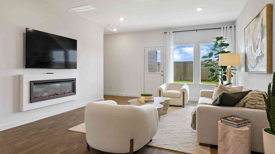 Furnished interior view inside a new home in Emberly, Beasley (Image 11).