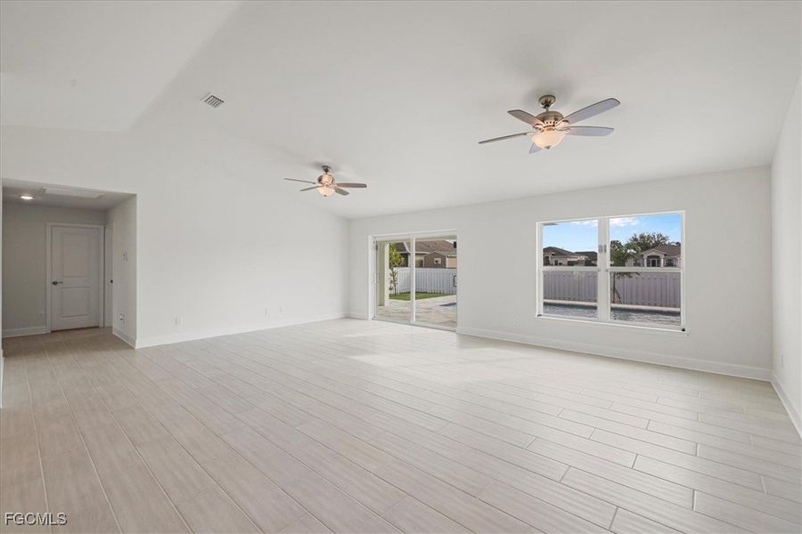 Spacious, unfurnished interior of a new home in Cape Coral, Cape Coral (Image 12). Spacious, unfurnished interior of a new home in Cape Coral, Cape Coral (Image 12).