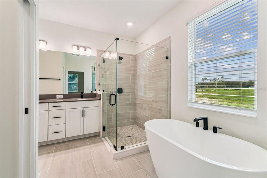 Furnished interior in a model home at Hidden Ridge in New Port Richey (Image 6).