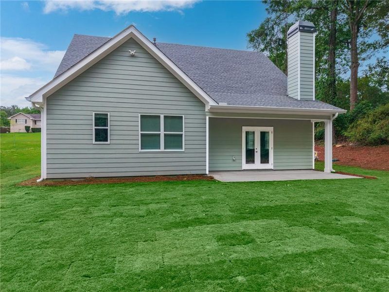 Exterior details and patio area of a home in , Woodstock (Image 4).