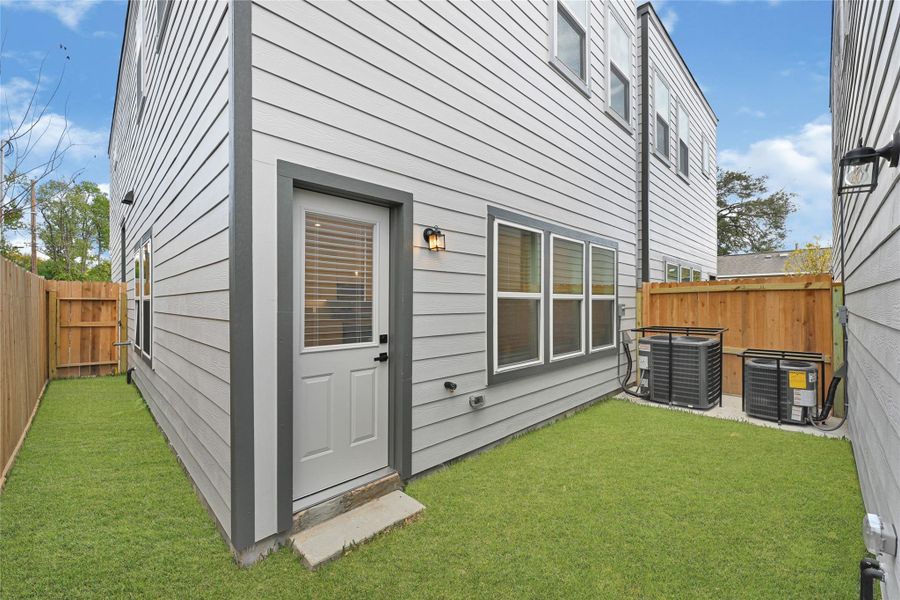 Back of guest ADU house