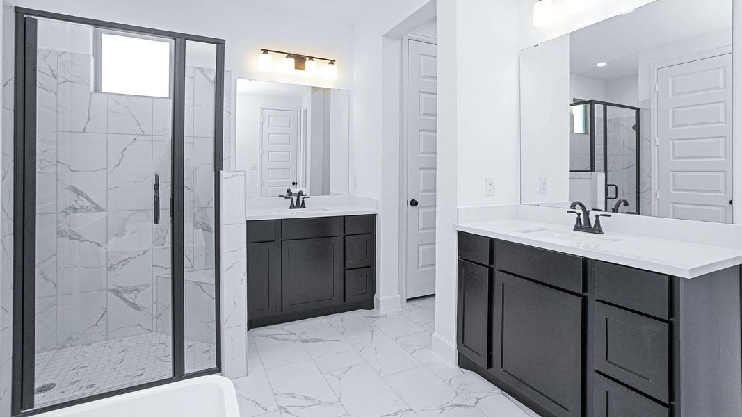 Furnished interior view inside a new home in Artavia, Conroe (Image 6).