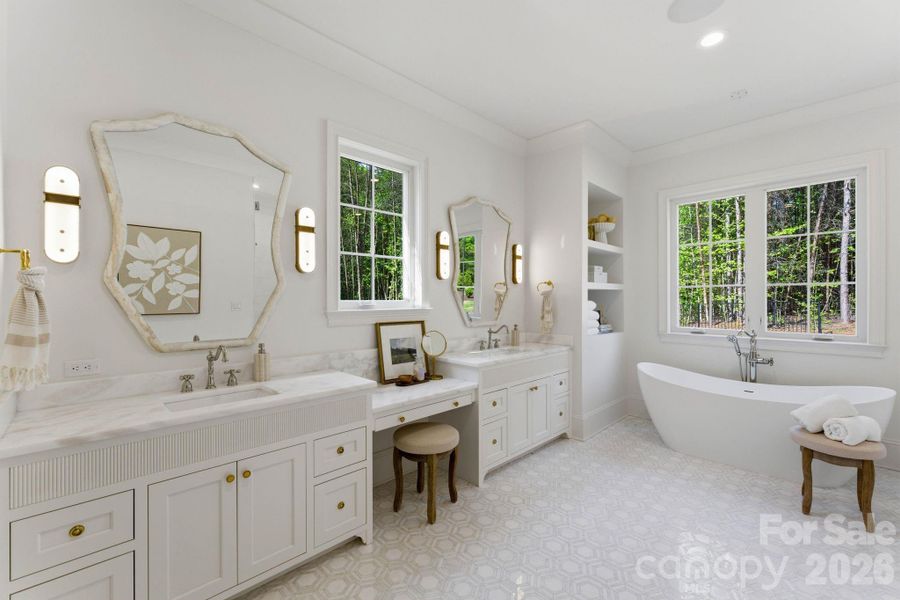 Furnished interior view inside a new home in , Davidson (Image 14).