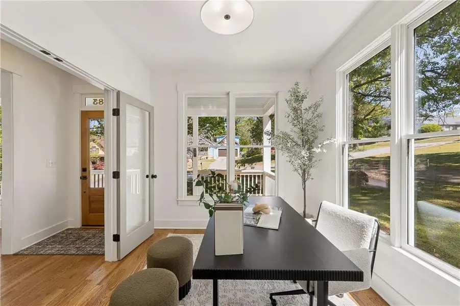 Furnished interior view inside a new home in , Atlanta (Image 10). Furnished interior view inside a new home in , Atlanta (Image 10).