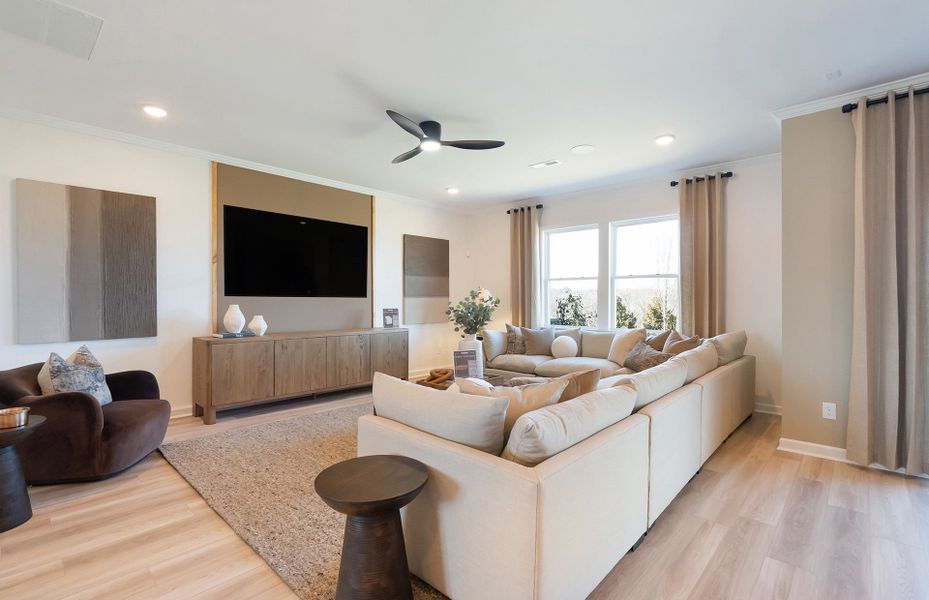 Furnished interior view inside a new home in Highlands of Carter's Station, Columbia (Image 17).