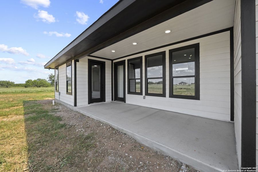Exterior details and patio area of a home in , Floresville (Image 32). Exterior details and patio area of a home in , Floresville (Image 32).