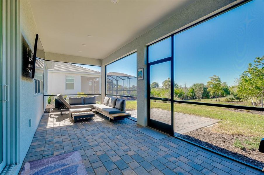 Exterior details and patio area of a home in , Englewood (Image 30).
