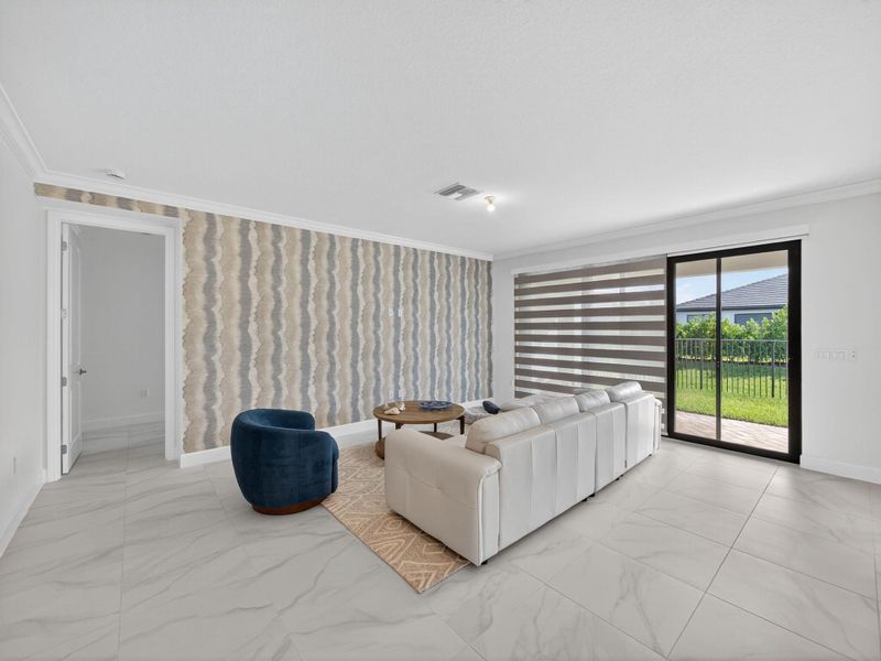 Furnished interior view inside a new home in , Port St. Lucie (Image 13).