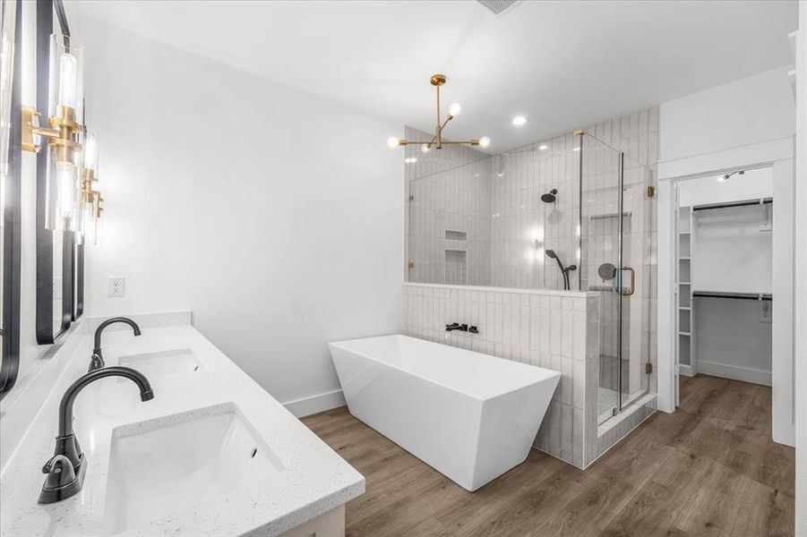 Furnished interior view inside a new home in , Fort Worth (Image 25).