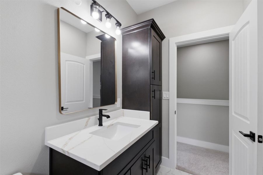 Furnished interior view inside a new home in , Houston (Image 9).