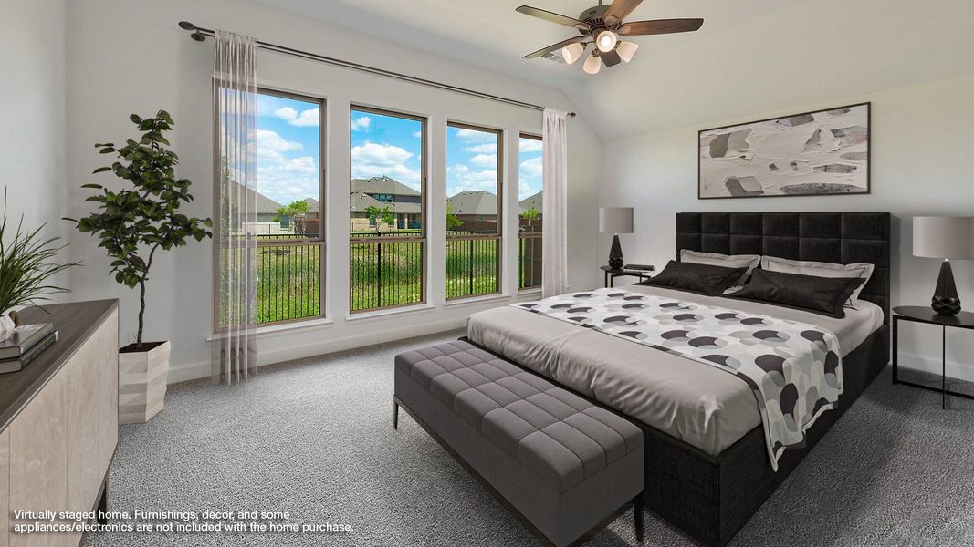 Furnished interior view inside a new home in Two Step Farm, Montgomery (Image 7).