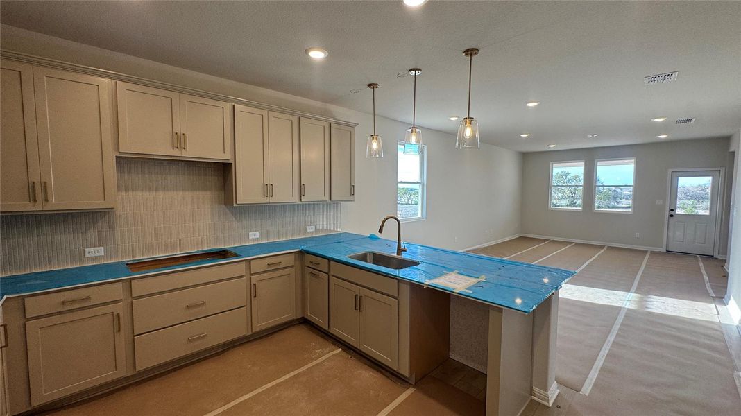 In-progress construction of a new home in Cannon Ranch, Dripping Springs, TX (Image 14).