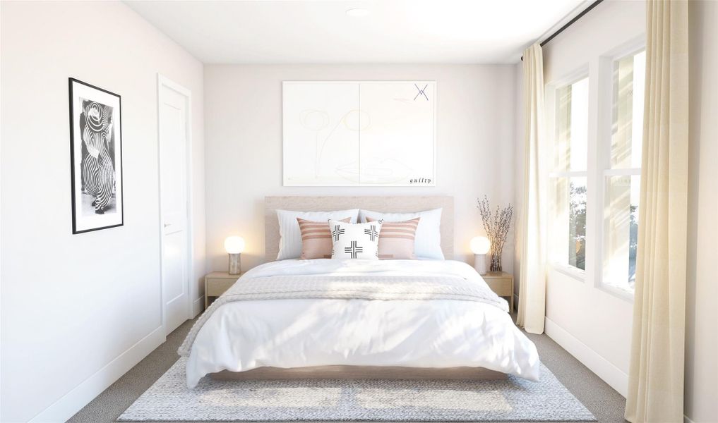 Bedroom 2 (*Artist rendering used for illustration purposes only.) Bedroom 2 (*Artist rendering used for illustration purposes only.)