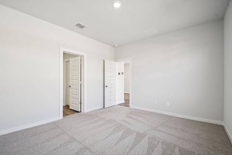 A room with white walls.