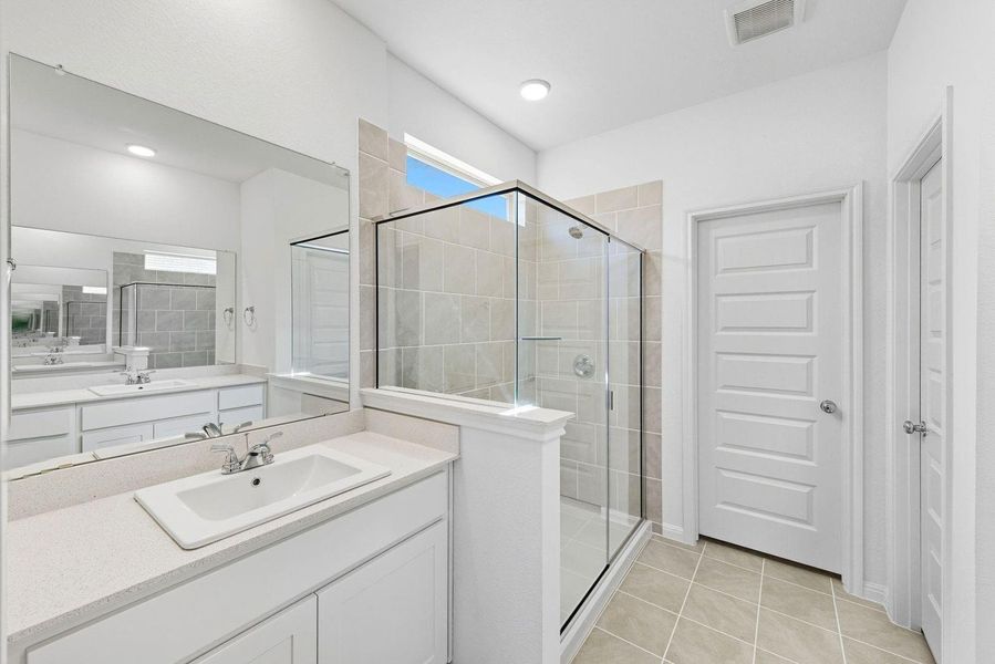 Furnished interior view inside a new home in Trinity Ranch, Elgin (Image 15). Furnished interior view inside a new home in Trinity Ranch, Elgin (Image 15).