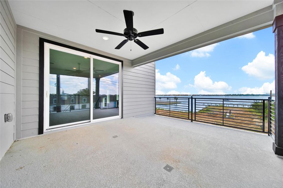 Exterior details and patio area of a home in Lago Pointe, Seabrook (Image 2). Exterior details and patio area of a home in Lago Pointe, Seabrook (Image 2).