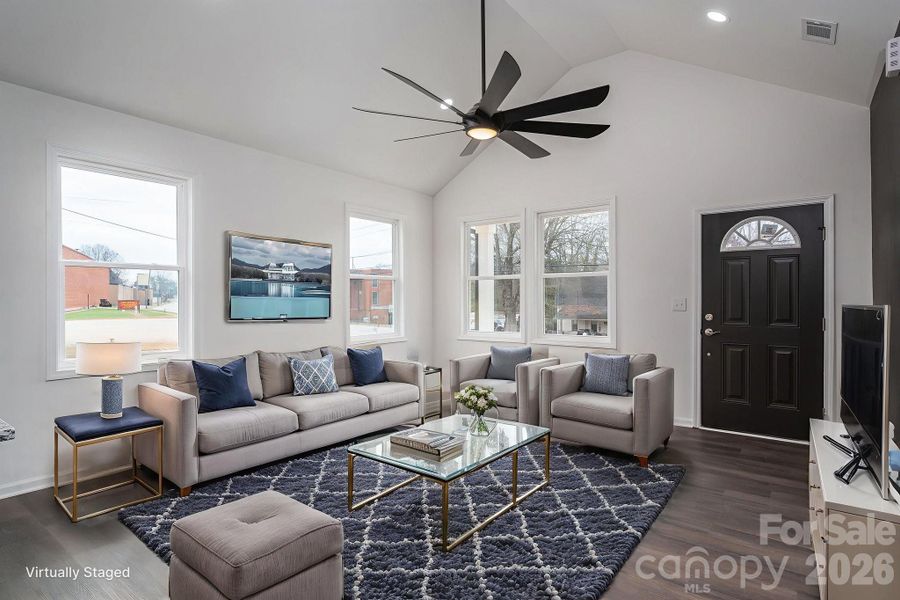 Furnished interior view inside a new home in , Cherryville (Image 9).