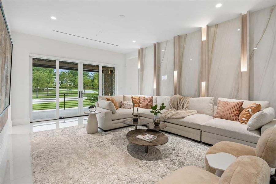 Furnished interior view inside a new home in , Westlake (Image 28).