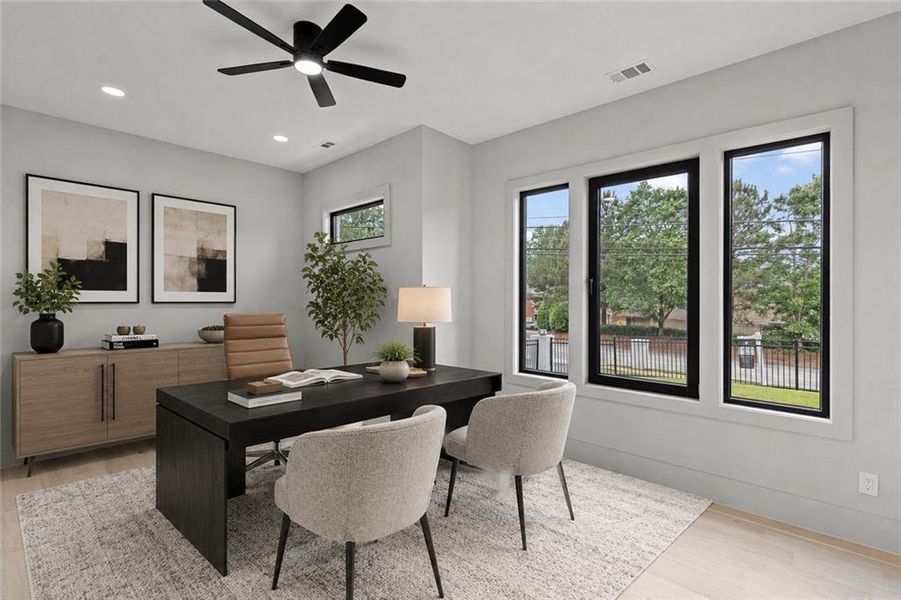 Furnished interior view inside a new home in , Lawrenceville (Image 33).