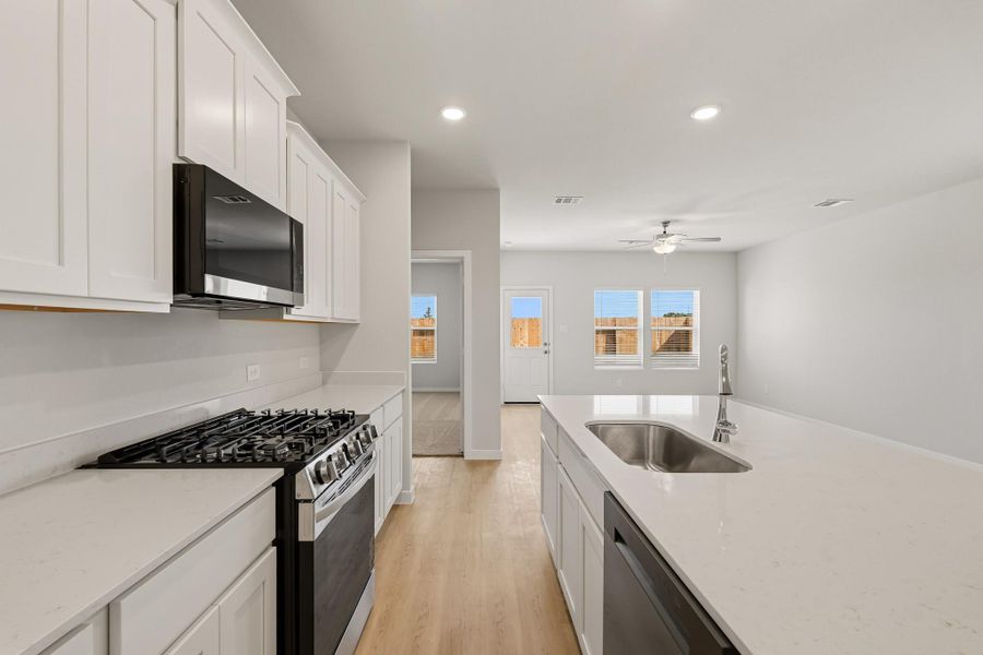 Furnished interior view inside a new home in Northpark South, Porter (Image 4).