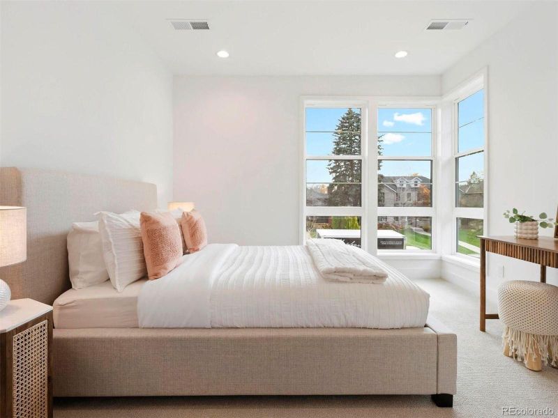 Furnished interior view inside a new home in , Denver (Image 33).