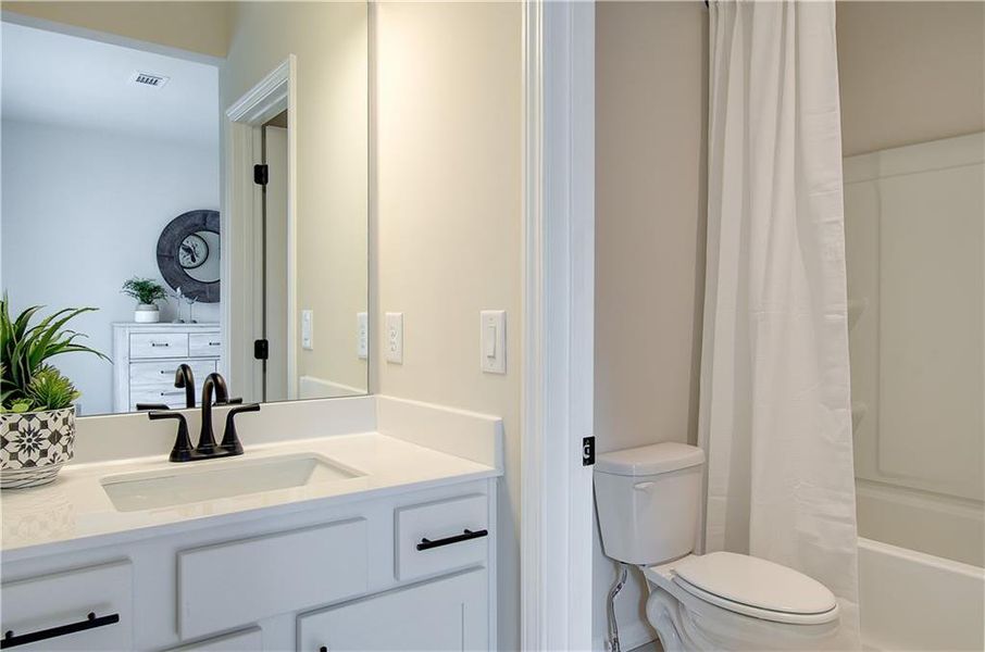 Furnished interior view inside a new home in , Hoschton (Image 36).