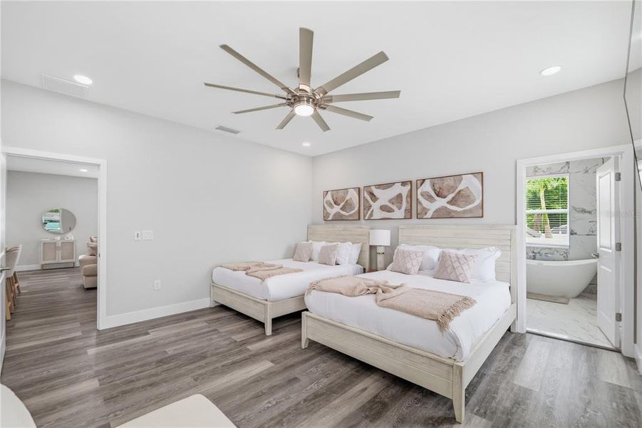 Furnished interior view inside a new home in , Tampa (Image 32).