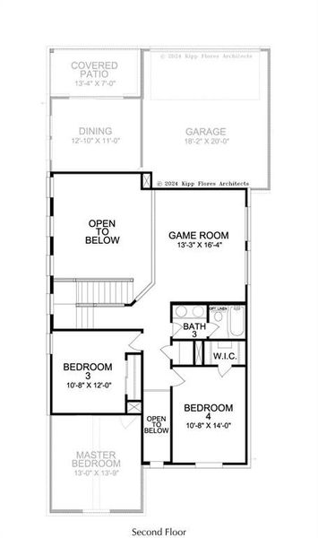 2D floor plan layout of this home in , Prosper, TX (Image 4). 2D floor plan layout of this home in , Prosper, TX (Image 4).