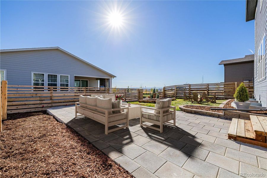 Exterior details and patio area of a home in , Aurora (Image 2).