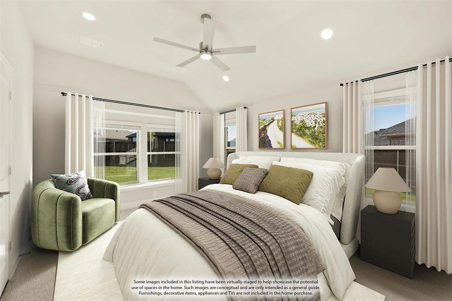 Furnished interior view inside a new home in Silo Mills, Joshua (Image 11).