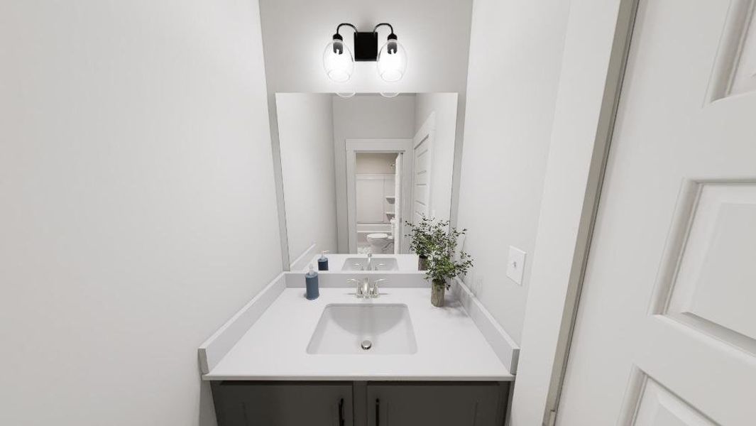 Furnished interior view inside a new home in Golden Gate, High Point (Image 14).