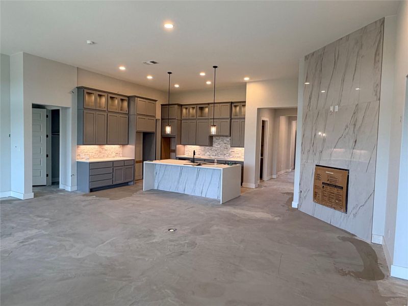 In-progress construction of a new home in Riverstone, Georgetown, TX (Image 30).