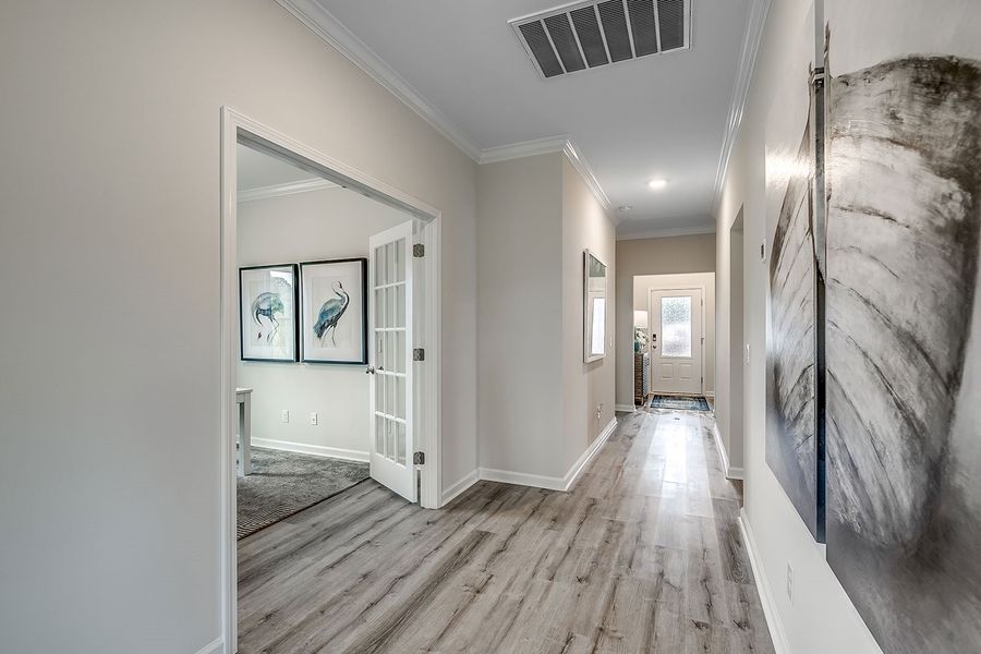 Representative unfurnished interior of a home built from the Dorchester - Genesis Value Collection by Mungo Homes in Citadel Point at Southbridge, Sneads Ferry (Image 11).