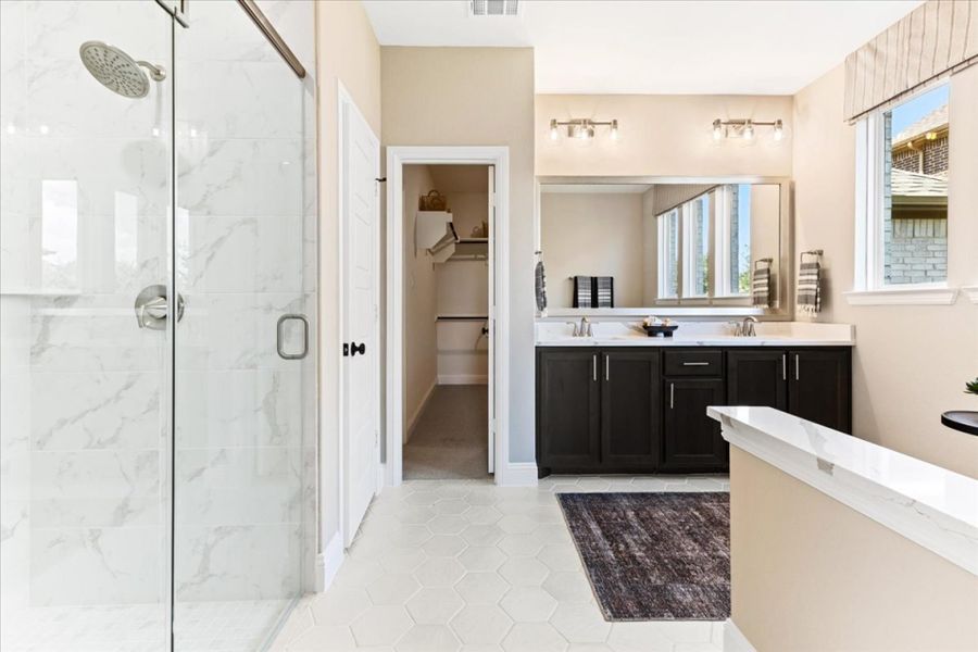 Furnished interior view inside a new home in La Terra at Uptown Celina, Celina (Image 12).