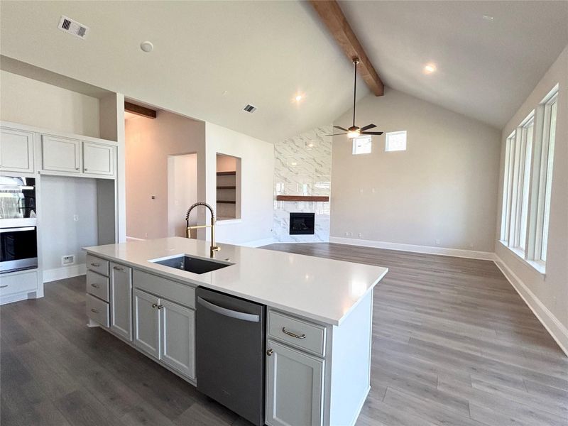 Furnished interior view inside a new home in Fulbrook on Fulshear Creek, Fulshear (Image 7).