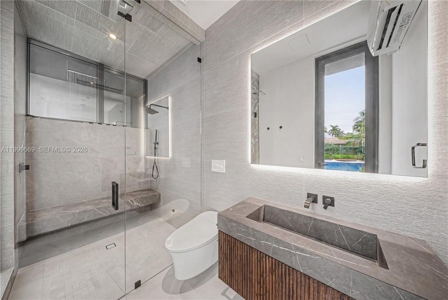 Furnished interior view inside a new home in , Fort Lauderdale (Image 15).