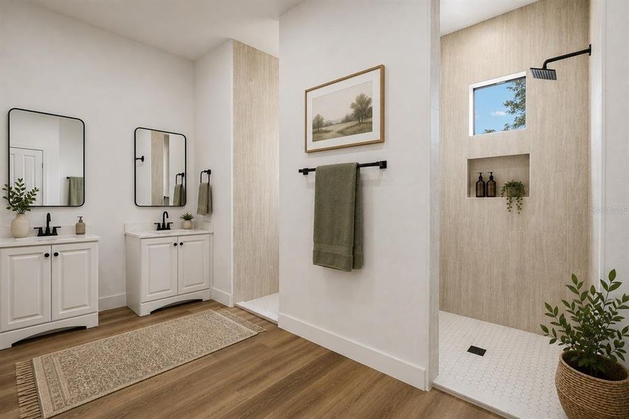 Furnished interior view inside a new home in , North Port (Image 11).