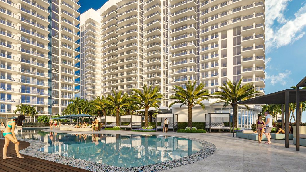 Resort Pool Rendering