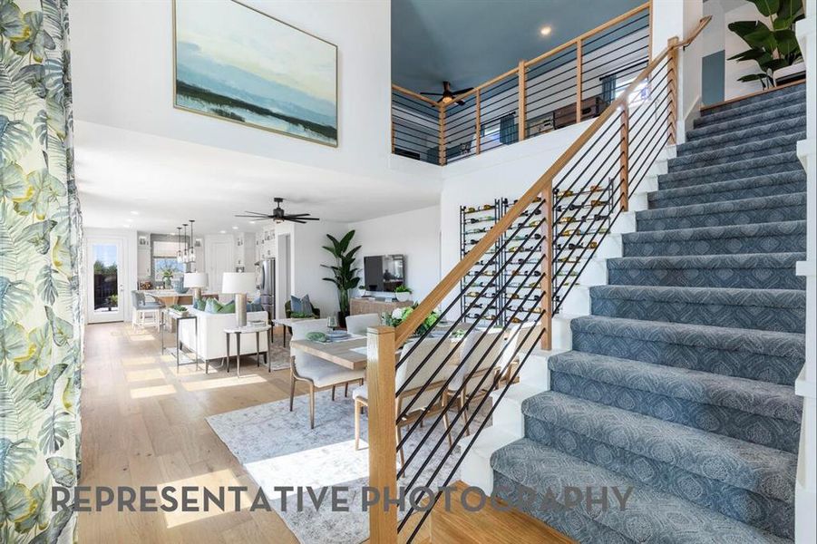Furnished interior view inside a new home in Hillstead, Lavon (Image 24).