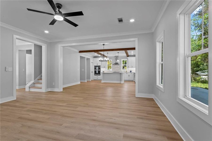 Spacious, unfurnished interior of a new home in , Marietta (Image 20).