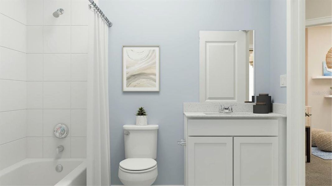Furnished interior view inside a new home in , Clermont (Image 4).