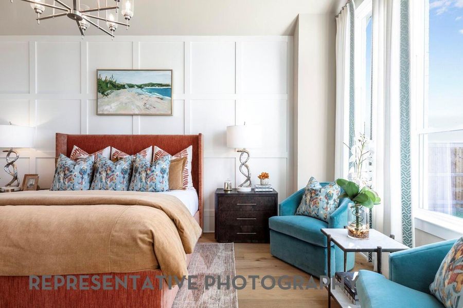 Furnished interior view inside a new home in COLTON, Todd Mission (Image 10).