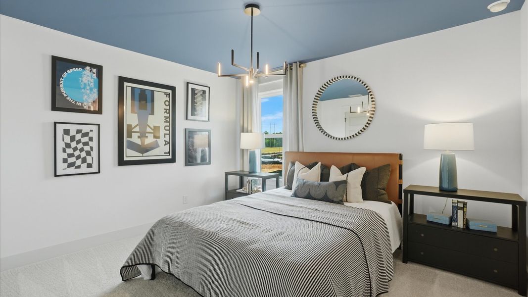 Representative furnished interior of a home built from the Stonefield by DRB Homes in Northcroft, Loganville (Image 35).