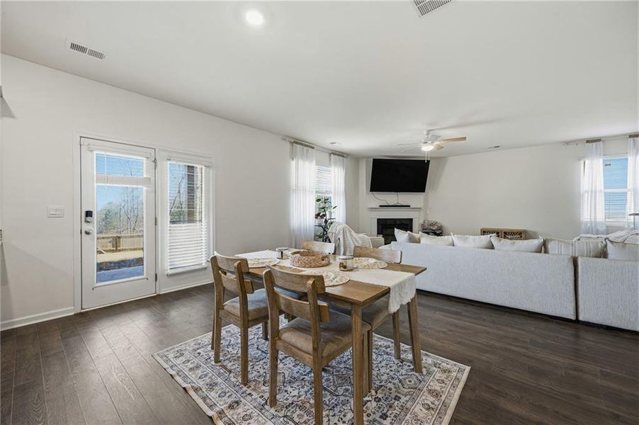 Furnished interior view inside a new home in The Enclave at Flat Rock Hills, Stonecrest (Image 14).