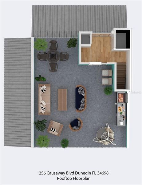 2D floor plan layout of this home in , Dunedin, FL (Image 7). 2D floor plan layout of this home in , Dunedin, FL (Image 7).
